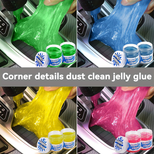 Car Cleaning Gel, Car Interior Maintenance Cleaning Products, Easy Cleaning Of Corner Dust, Car Universal, Daily Cleaning, Reusable Application Of Sticky Dust